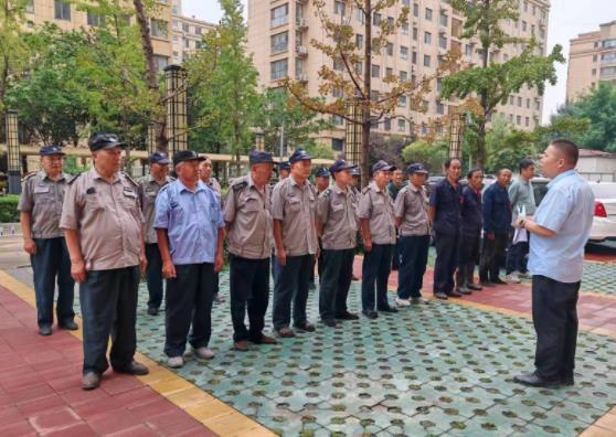 御景苑住宅物业项目开展防汛暨反恐防暴应急演练