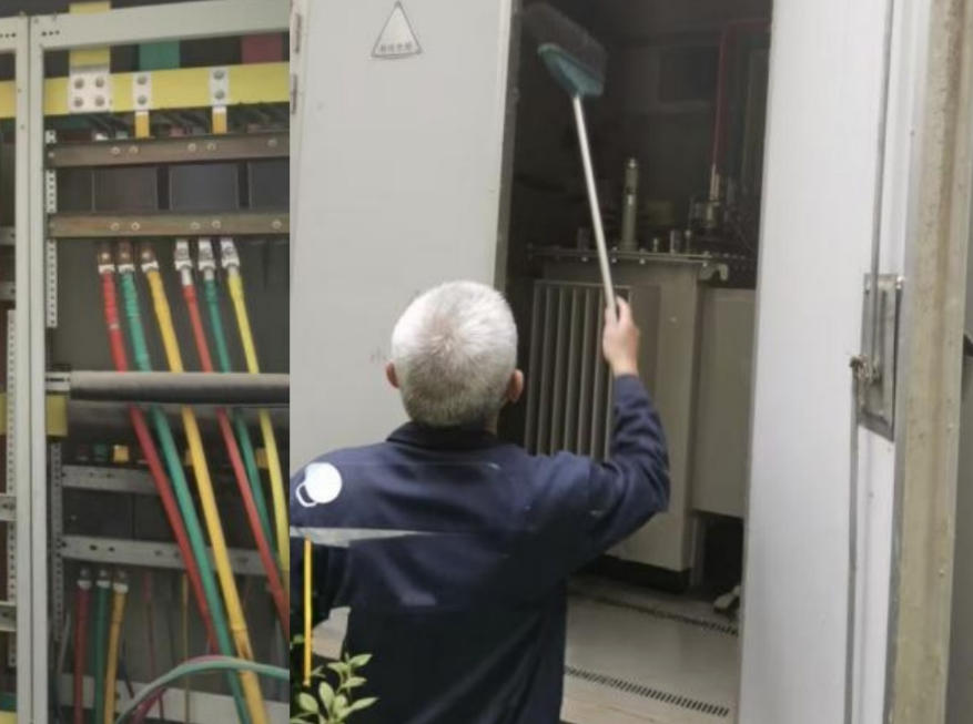 永顺·国际花园：开展除尘护电，用心守护万家灯火