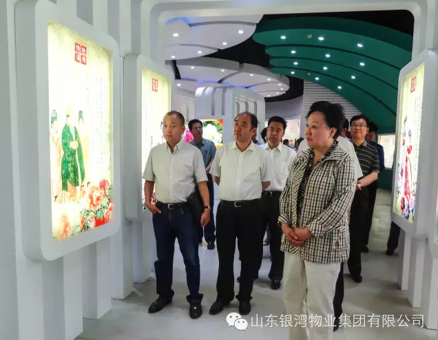市委领导陪同甘肃省平凉市领导一行来我集团公司接管项目黄堽镇牡