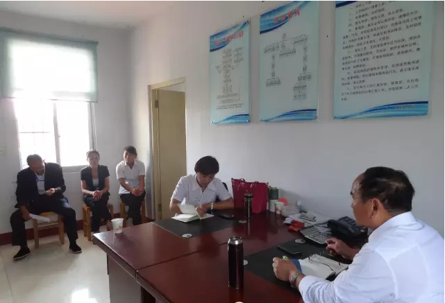 万福办事处项目部开展内部工作经验交流会