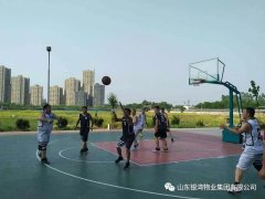 银湾集团▏银湾集团与玉皇地产举行篮球联谊赛
