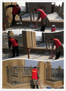 银湾集团｜物业专题：曹县区域项目开展天台集中清理工作 确保排水畅通 本着“早排查、早预防”的原则，2019年3月25至2