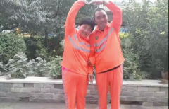 沈阳：环卫夫妻携手并肩战”疫”
