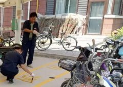 怡欣花园重新规划地上非机动车停车位，确保园区秩序