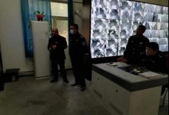 中南警务室孙宝忠一行莅临怡欣花园检查指导园区消防安全工作